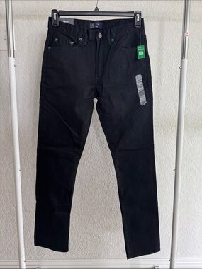 GAP Men's Slim Straight Black Jeans